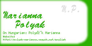 marianna polyak business card
